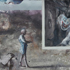 POLTERGEIST, 2010 </br> 22×70 cm, tempera na papierze