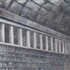 BIBLIOTEKA, 2013 </br> 40×53 cm, tempera na papierze